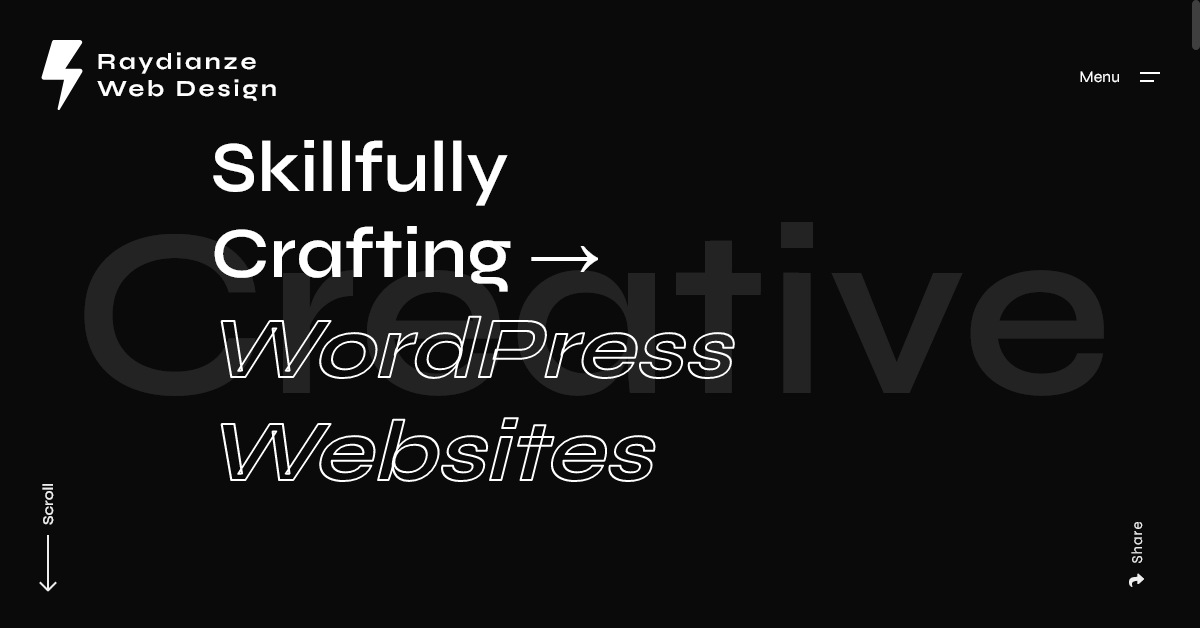 Wordpress Raydianze Design Studio